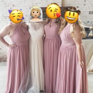 Azazie Dusty Rose Bridesmaids Dress